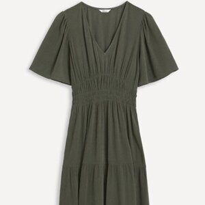 Elegant Olive Green Maxi Dress